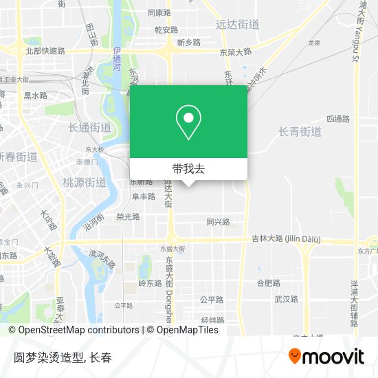 圆梦染烫造型地图