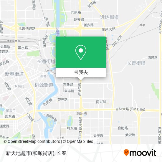 新天地超市(和顺街店)地图