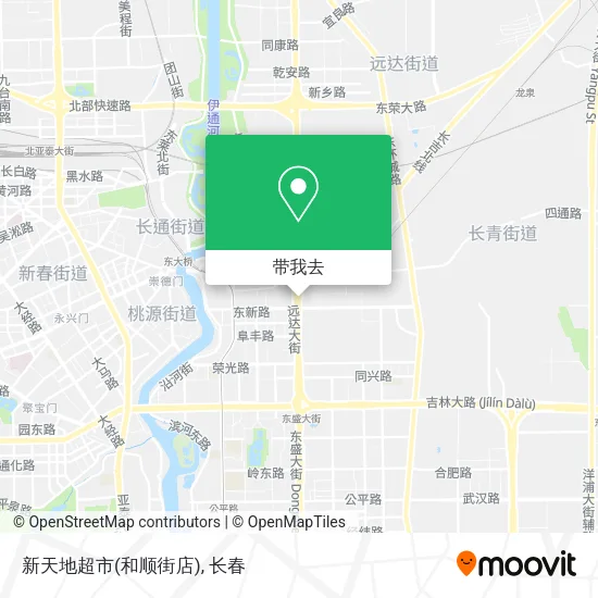 新天地超市(和顺街店)地图