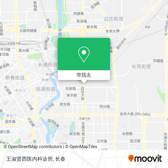王淑贤西医内科诊所地图