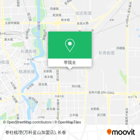 脊柱梳理(万科蓝山加盟店)地图