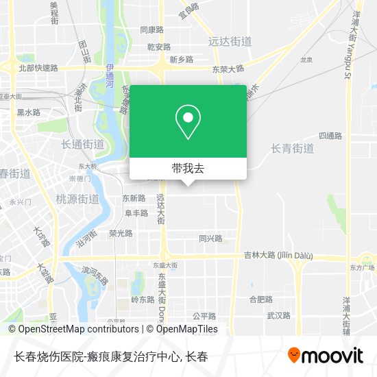 长春烧伤医院-瘢痕康复治疗中心地图