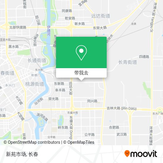 新苑市场地图