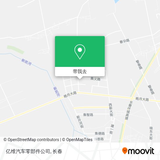亿维汽车零部件公司地图