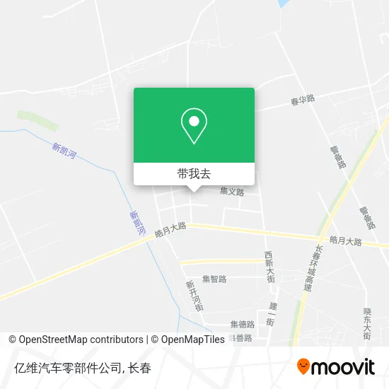 亿维汽车零部件公司地图