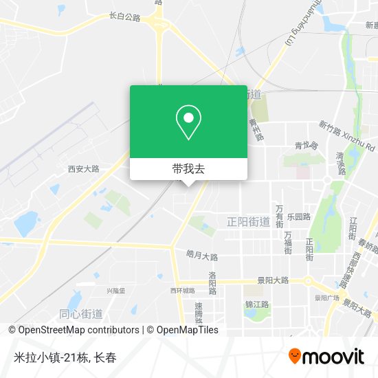 米拉小镇-21栋地图
