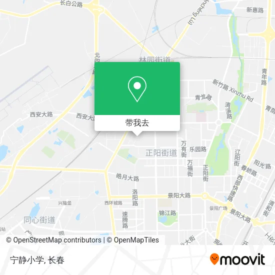 宁静小学地图