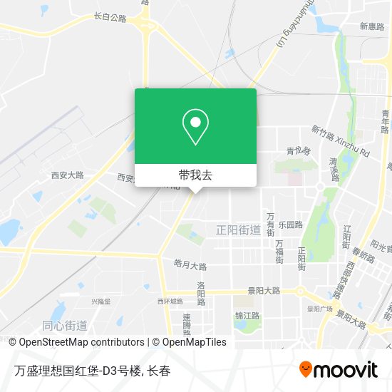 万盛理想国红堡-D3号楼地图