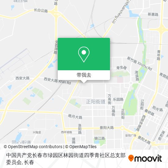 中国共产党长春市绿园区林园街道四季青社区总支部委员会地图