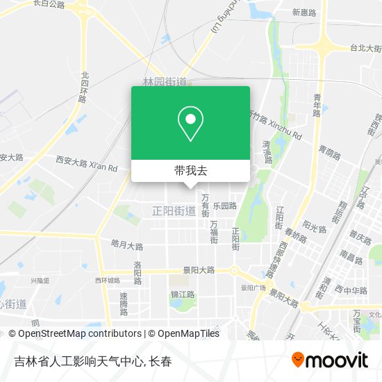 吉林省人工影响天气中心地图