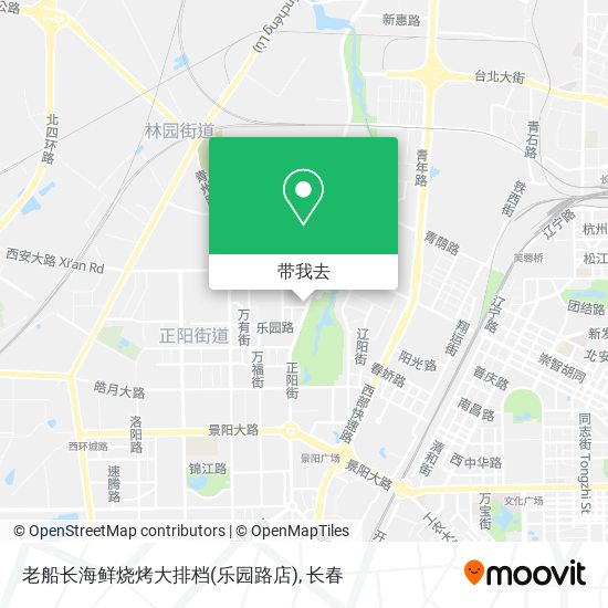 老船长海鲜烧烤大排档(乐园路店)地图