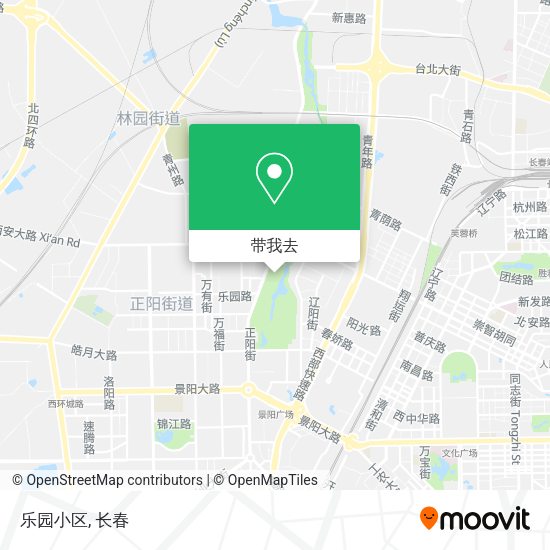乐园小区地图