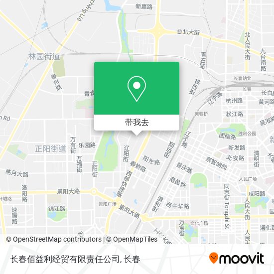长春佰益利经贸有限责任公司地图