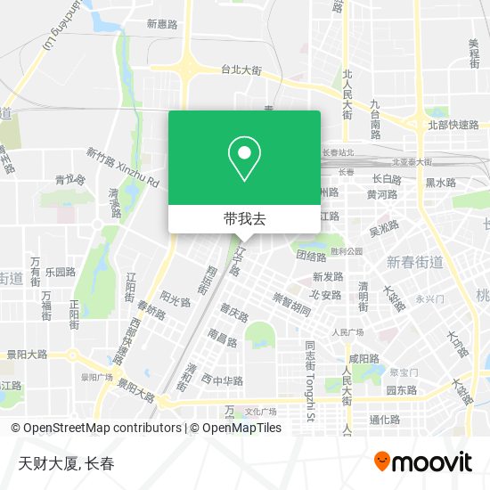 天财大厦地图