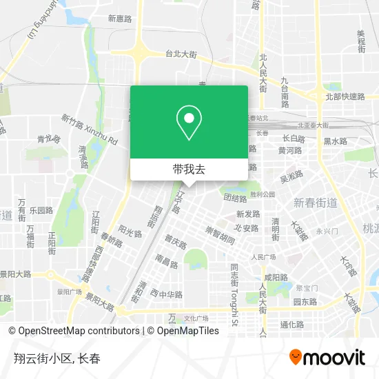 翔云街小区地图