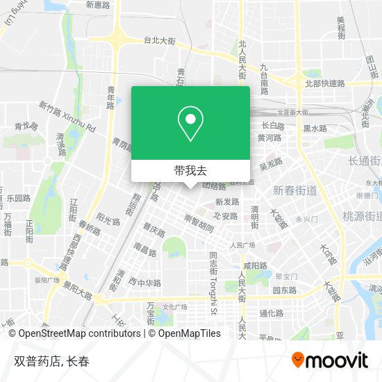 双普药店地图