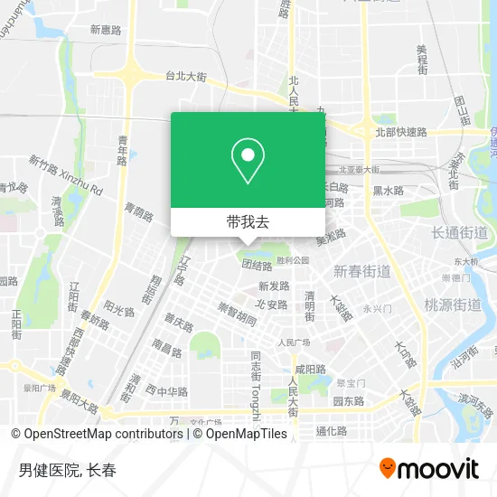 男健医院地图