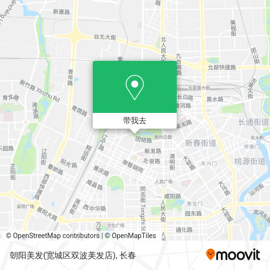 朝阳美发(宽城区双波美发店)地图