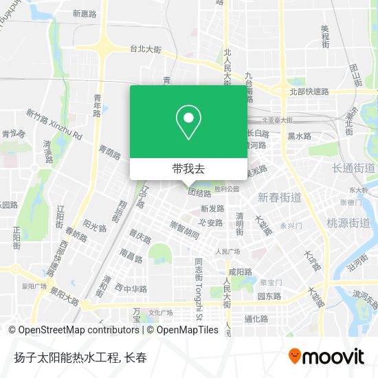扬子太阳能热水工程地图