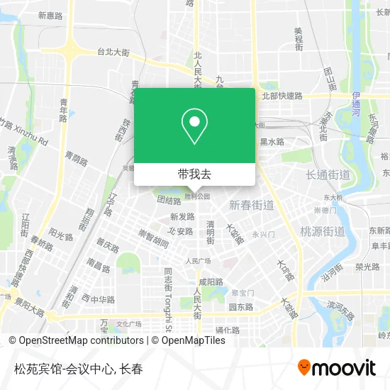 松苑宾馆-会议中心地图
