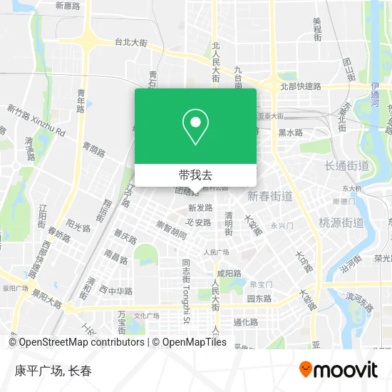 康平广场地图