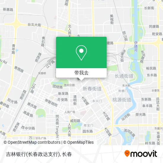 吉林银行(长春政达支行)地图