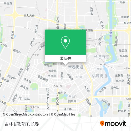 吉林省教育厅地图