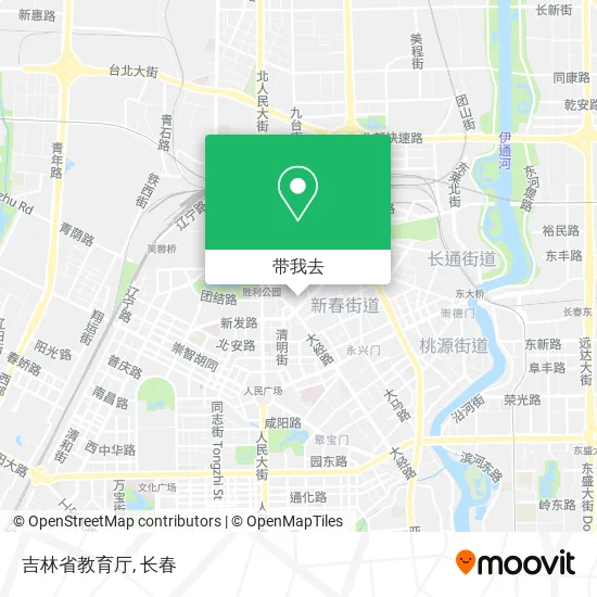 吉林省教育厅地图