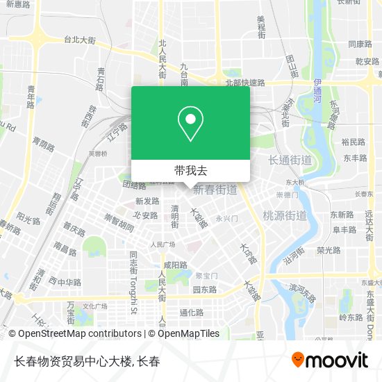 长春物资贸易中心大楼地图