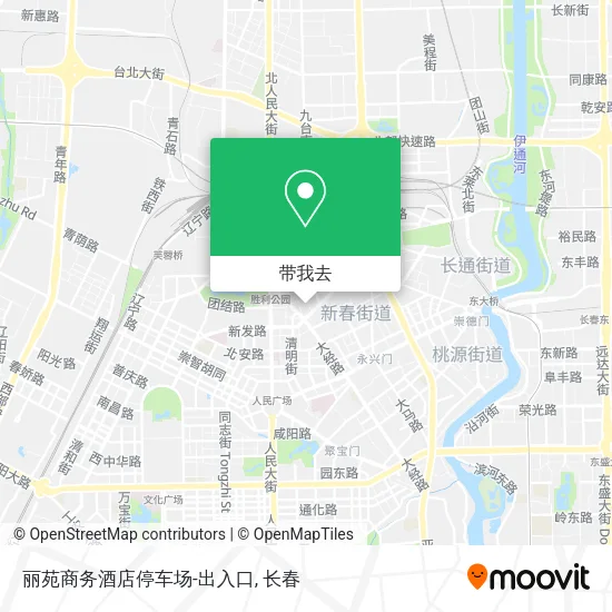 丽苑商务酒店停车场-出入口地图