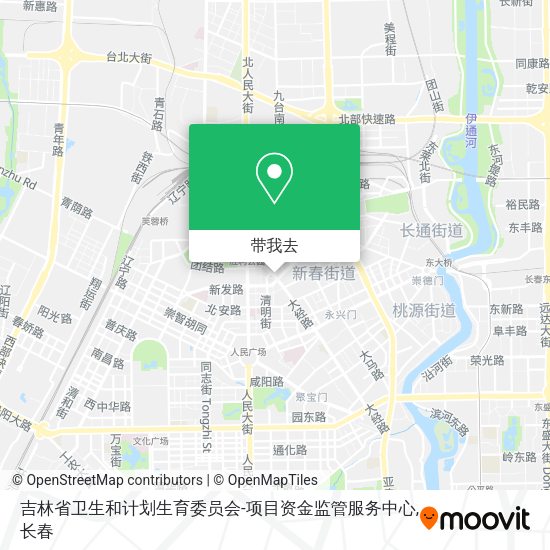 吉林省卫生和计划生育委员会-项目资金监管服务中心地图