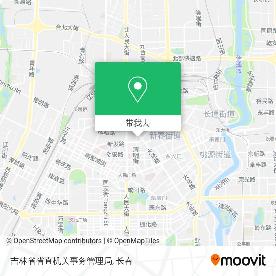 吉林省省直机关事务管理局地图
