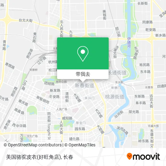 美国骆驼皮衣(好旺角店)地图