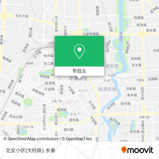 北安小区(大经路)地图
