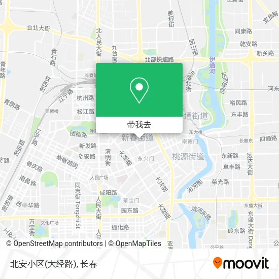 北安小区(大经路)地图