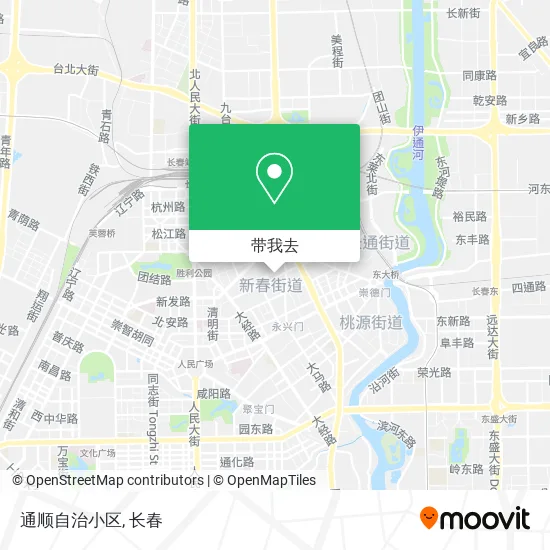 通顺自治小区地图