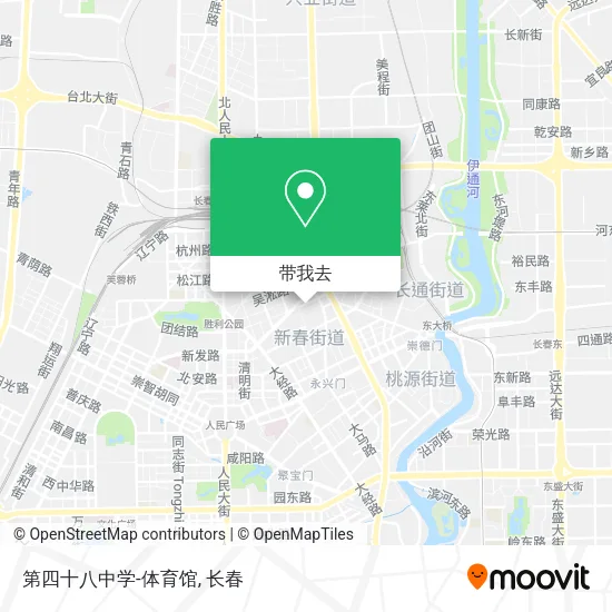 第四十八中学-体育馆地图