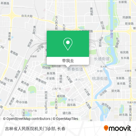 吉林省人民医院机关门诊部地图