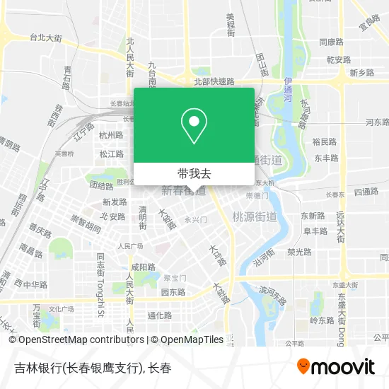 吉林银行(长春银鹰支行)地图