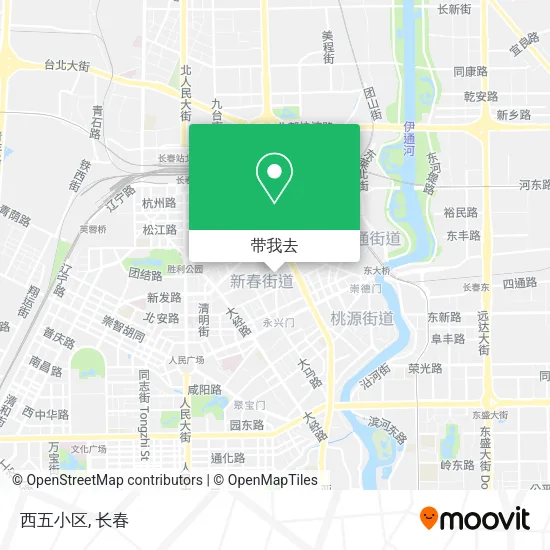 西五小区地图
