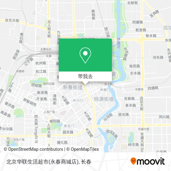 北京华联生活超市(永春商城店)地图