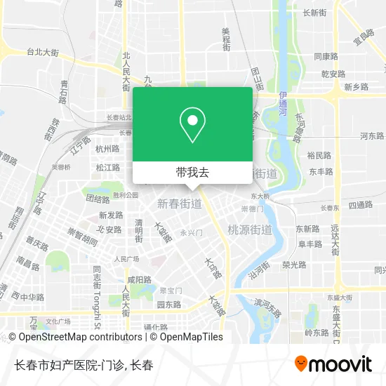 长春市妇产医院-门诊地图