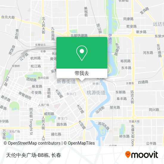 天伦中央广场-B8栋地图
