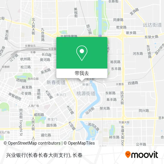 兴业银行(长春长春大街支行)地图