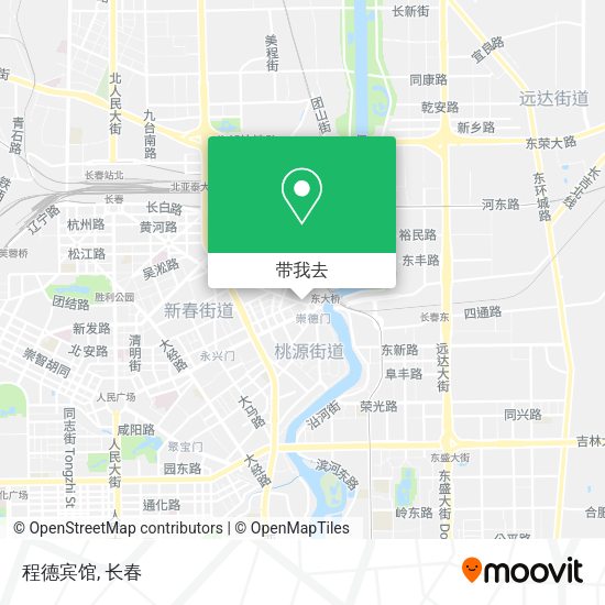 程德宾馆地图