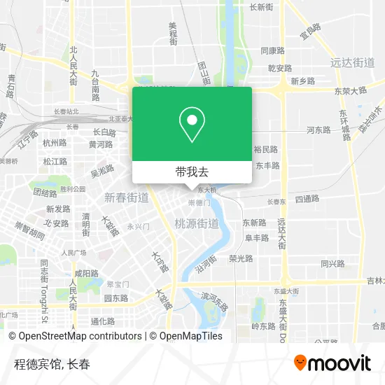 程德宾馆地图