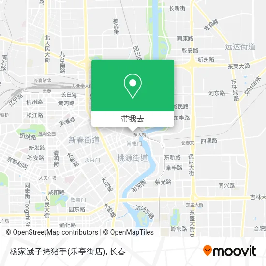 杨家崴子烤猪手(乐亭街店)地图
