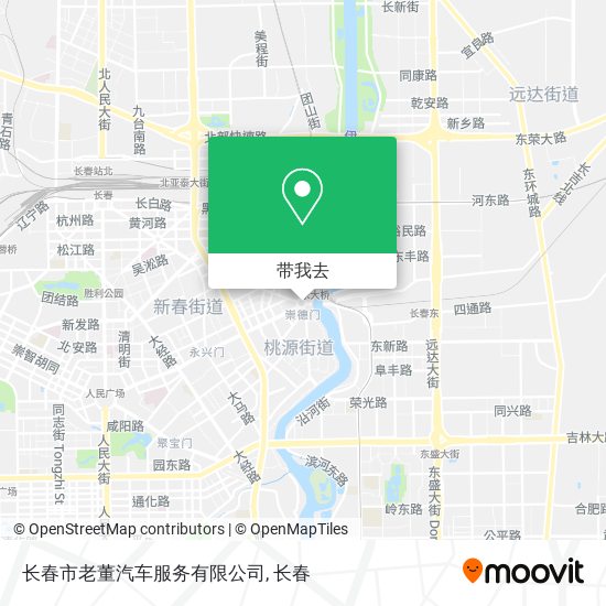 长春市老董汽车服务有限公司地图