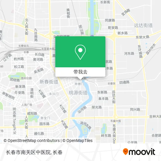 长春市南关区中医院地图