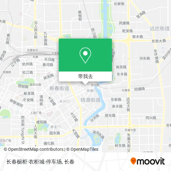 长春橱柜·衣柜城-停车场地图